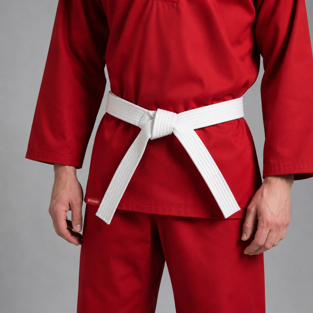 Bytomic Red Label V-Neck Adult Martial Arts Uniform Red