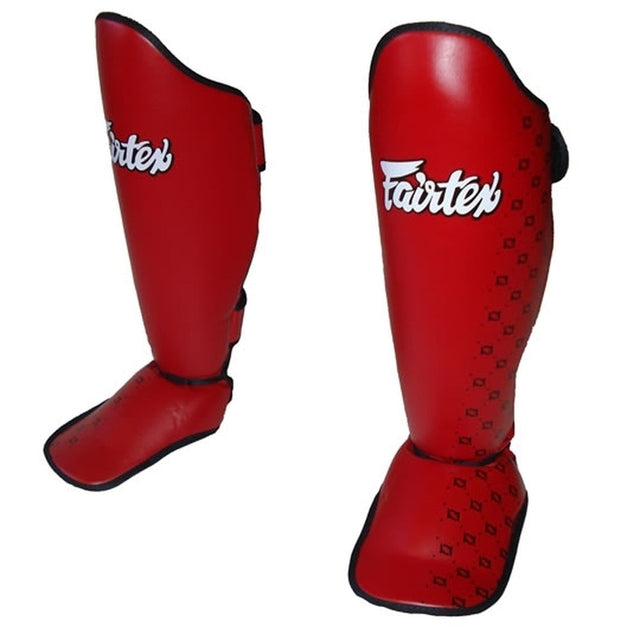 Fairtex SP5 Shin Guards Red