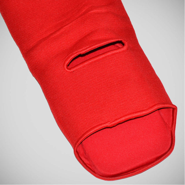 Fairtex SPE Elasticated Shin Guards Red