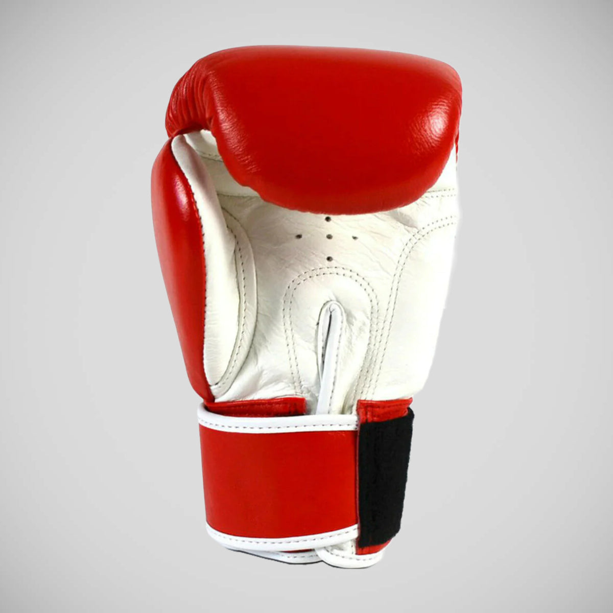 Mănuși de box din piele autentică Sandee roșu