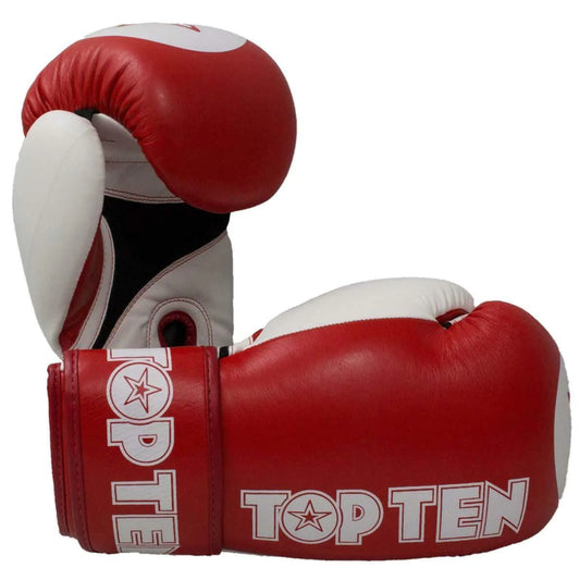 Red Top Ten Star XLP WAKO Boxing Gloves