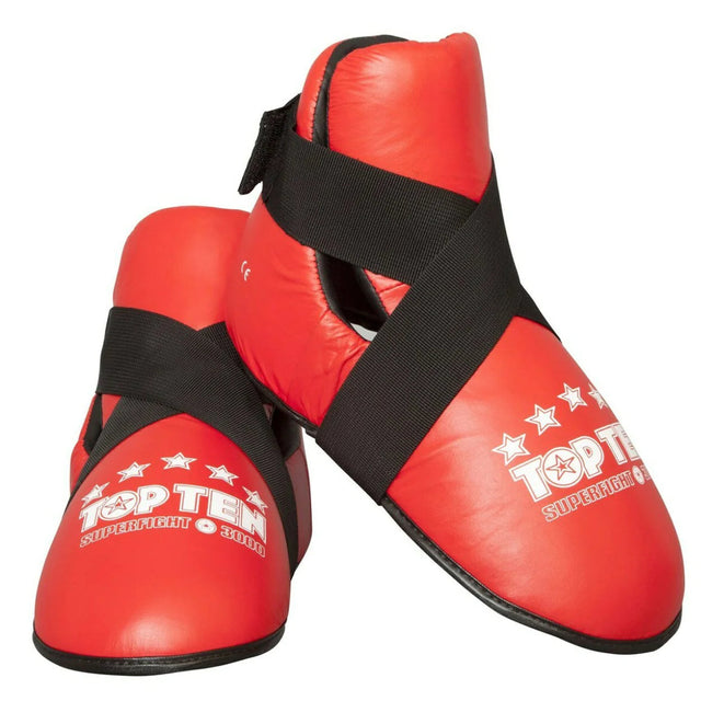 Top Ten Superfight 3000 Leather Kick Red
