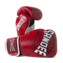 Red/White/Black Sandee Cool-Tec 3-Tone Kids Boxing Gloves