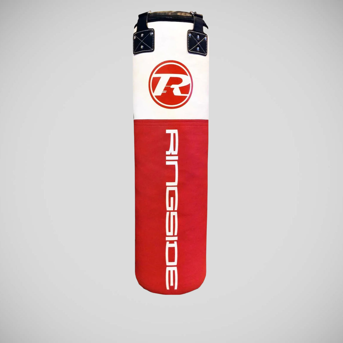 Rood/witte ringside synthetisch leer 4ft punchbag