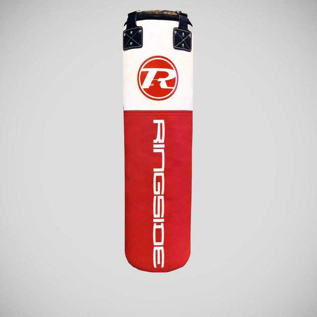 Red/White Ringside Synthetic Leather 4ft Punch Bag
