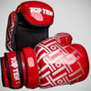 Top Ten Superlight Prism Glossy Point Fighter Handschuhe Rot/Weiß