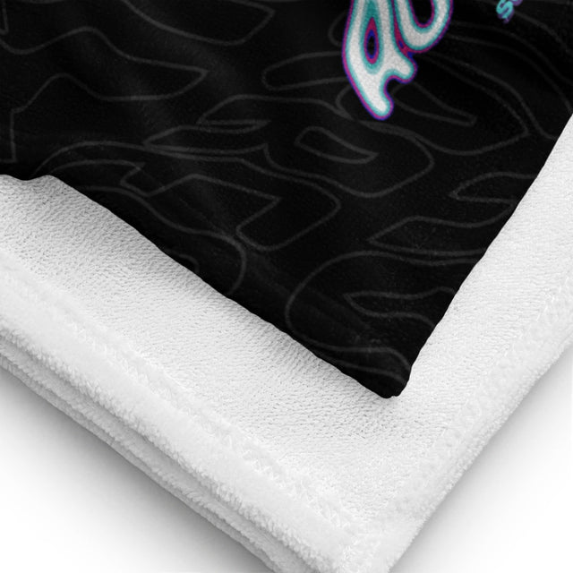 Roll Supreme Acid Rave Towel Black/Purple