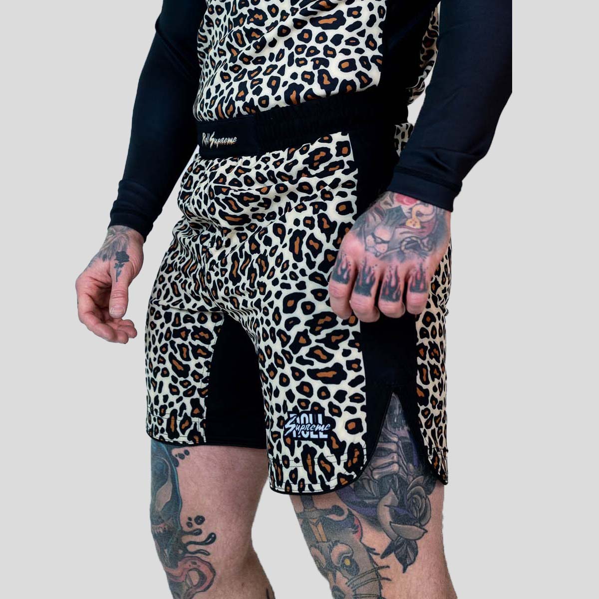 Roll Supreme The Butcher Fight Shorts Yellow / Brown