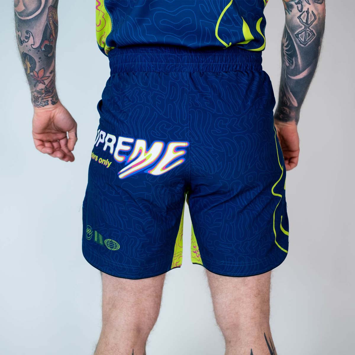 Roll Supreme The Rave Nuclear Candy Trip Fight Shorts