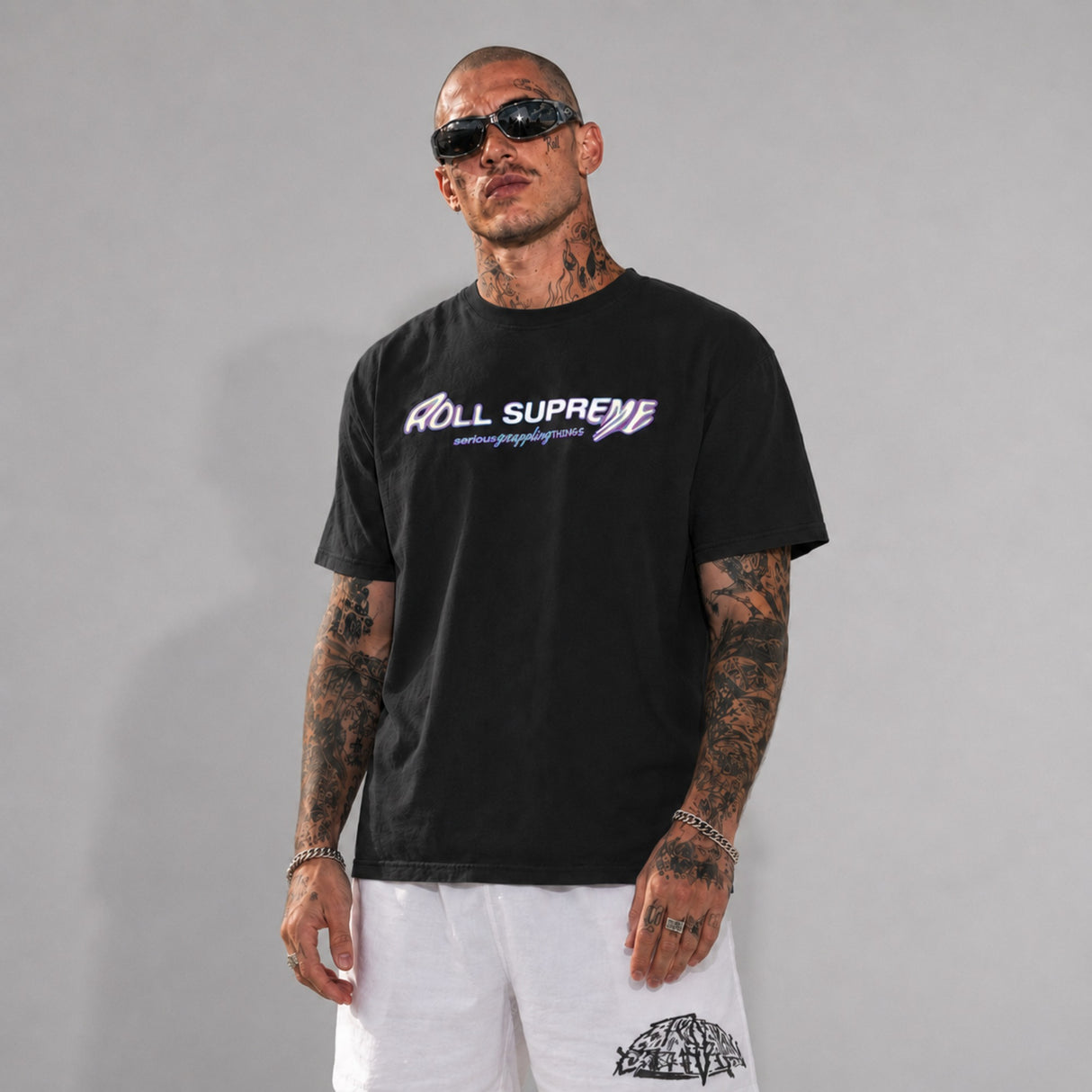 Roll Supreme Acid T-Shirt Black/Purple