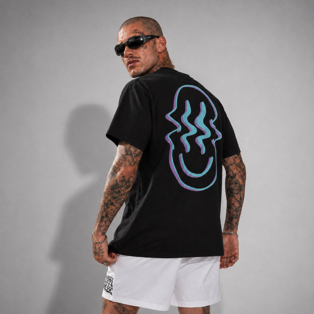 Roll Supreme Acid T-Shirt Black/Purple