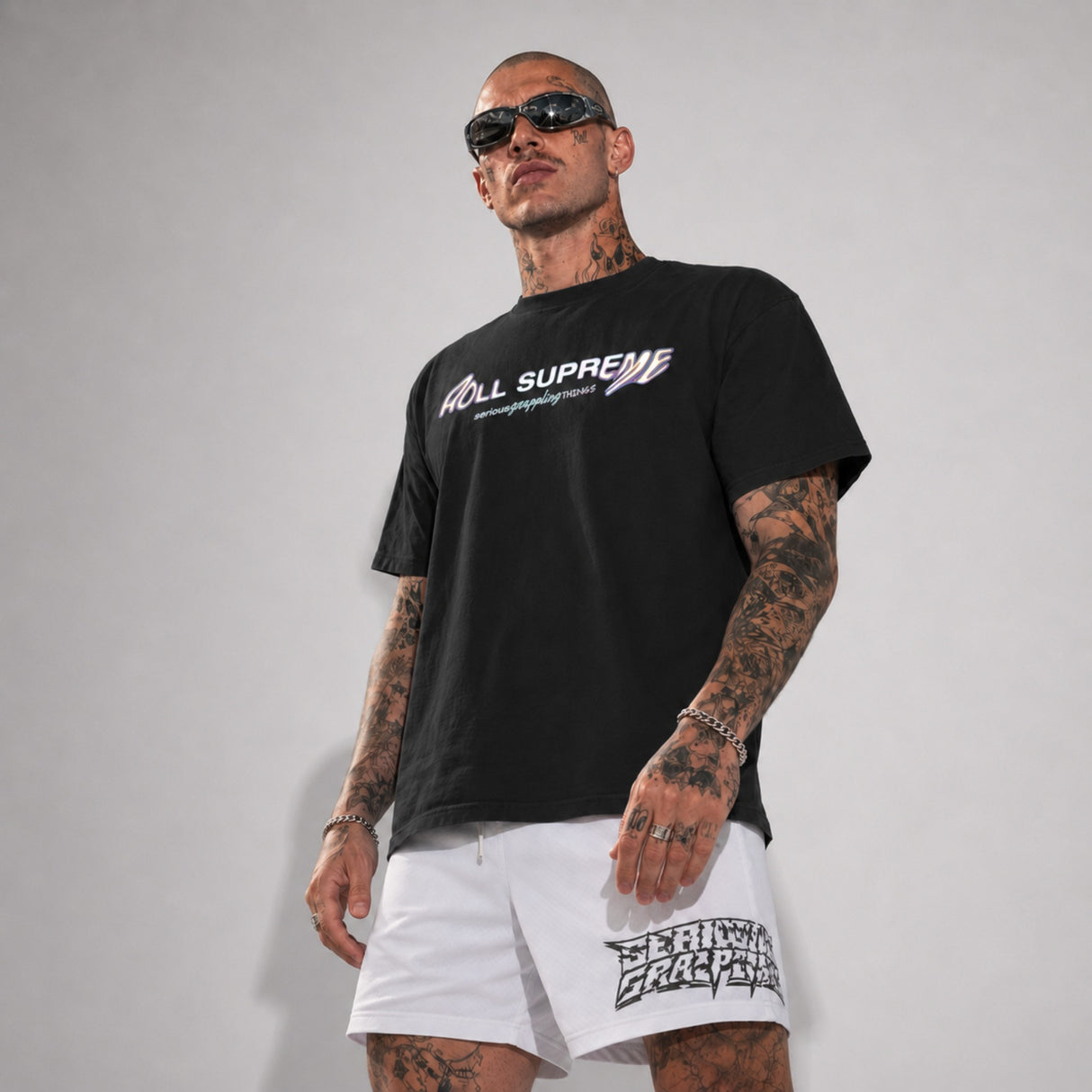 Roll Supreme Acid T-Shirt Black/Purple