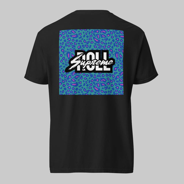 Roll Supreme The Butcher Logo T-Shirt Black/Purple Back