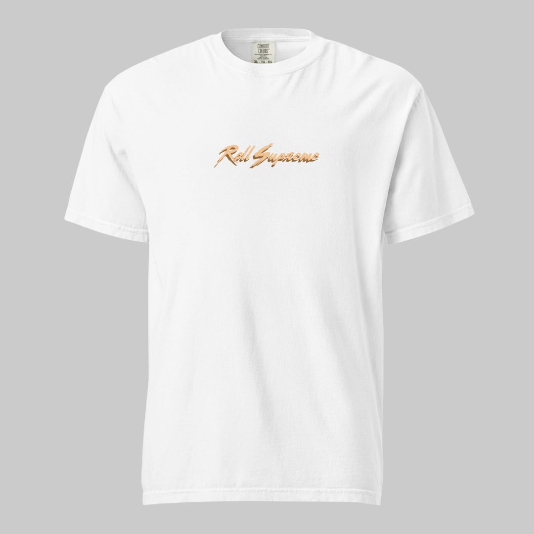Roll Supreme The Butcher Logo T-Shirt White/Brown