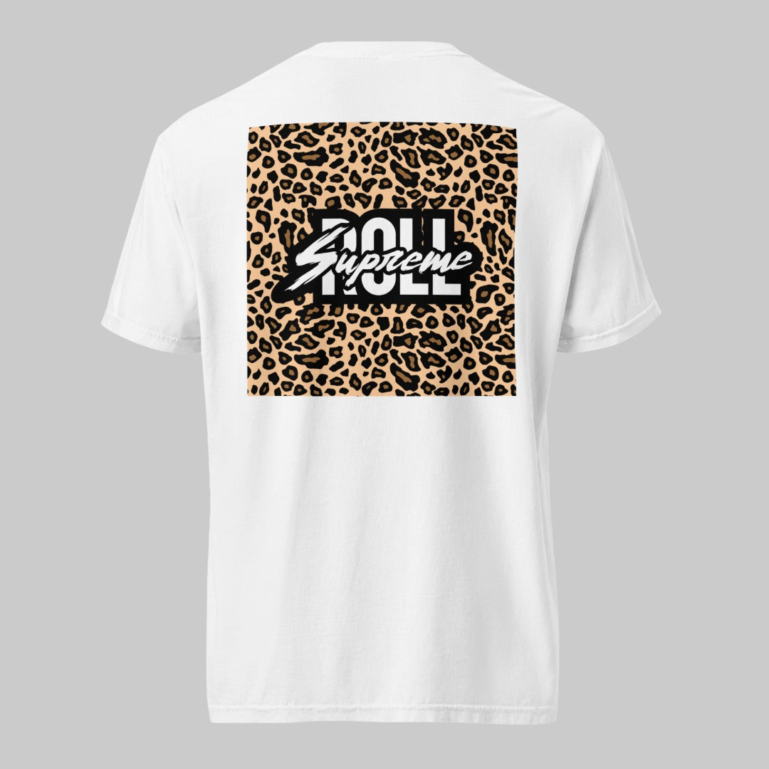 Roll Supreme The Butcher Logo T-Shirt White/Brown Back