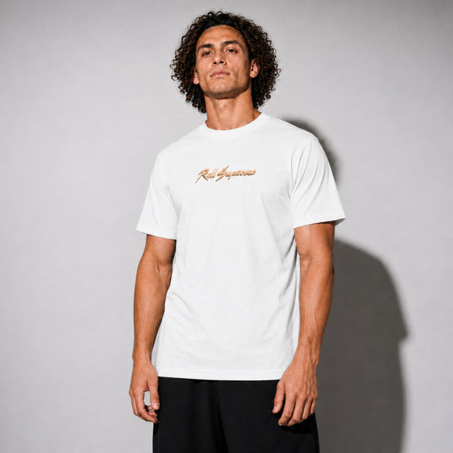 Roll Supreme The Butcher Logo T-Shirt White/Brown
