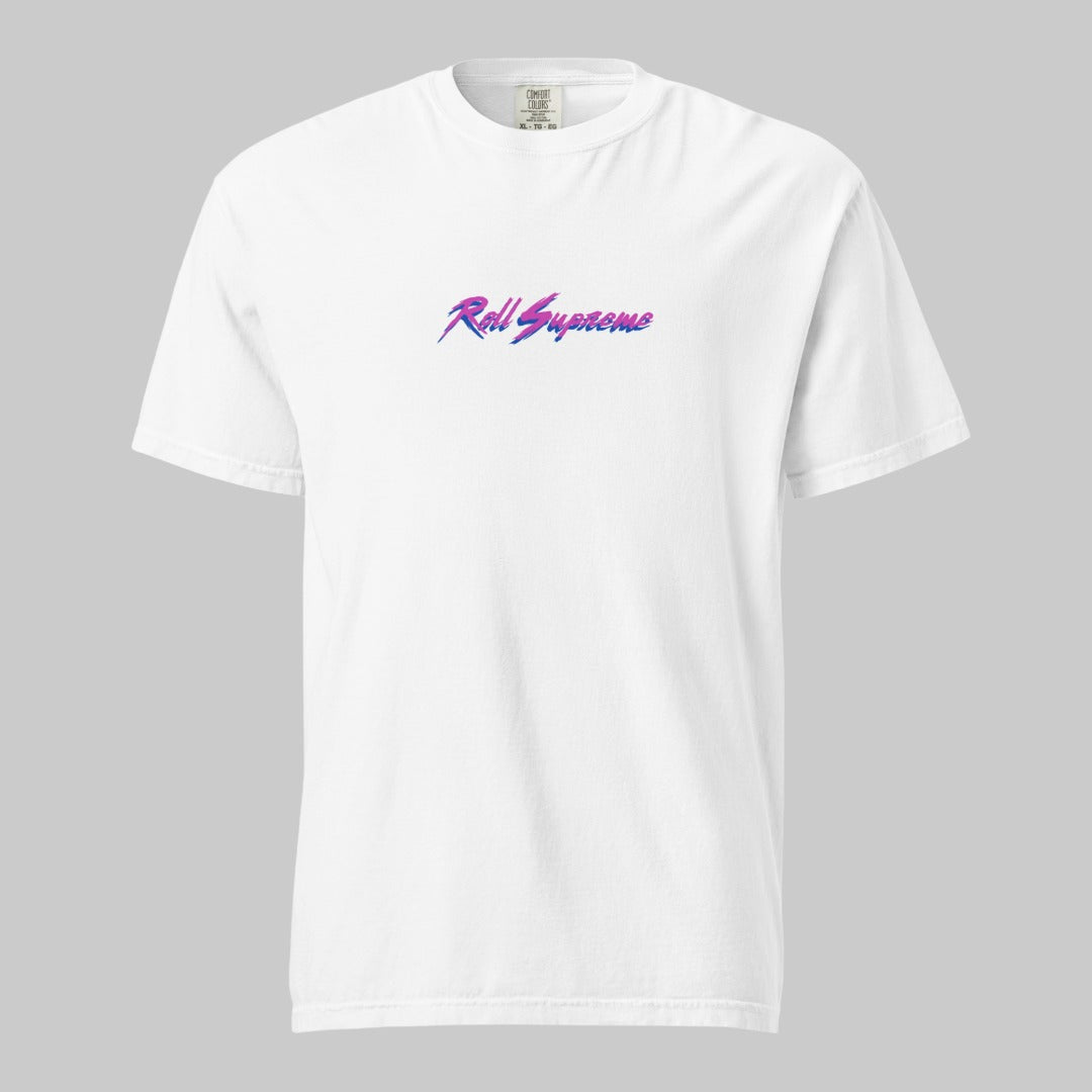 Roll Supreme The Butcher Logo T-Shirt White/Purple