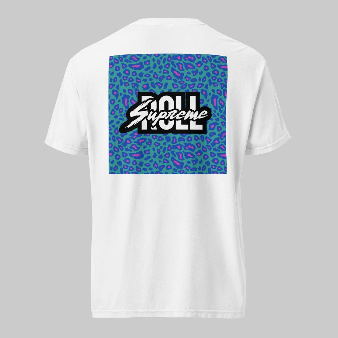 Roll Supreme The Butcher Logo T-Shirt White/Purple Back