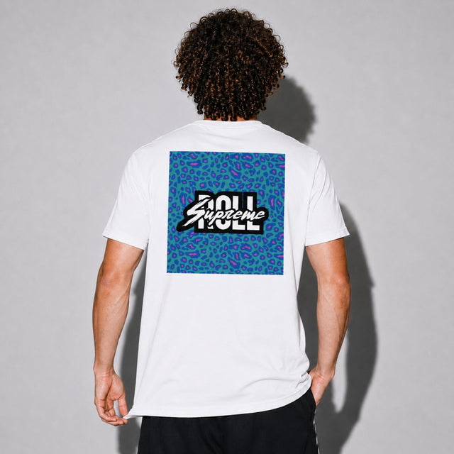 Roll Supreme The Butcher T-Shirt White/Purple Lifestyle 2