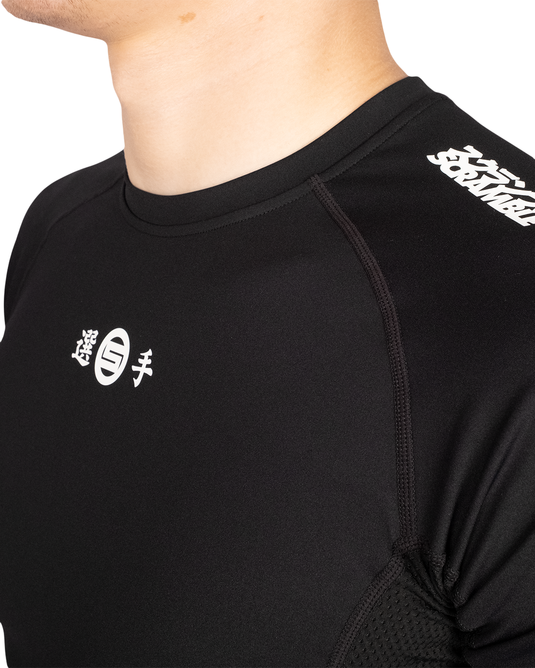 Scramble Senshu '26 Rash Guard Black in black, view 4 of 6
