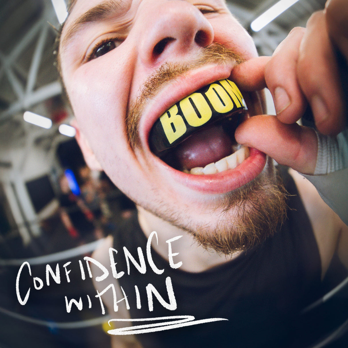SAFEJAWZ Extro Series Boom Mouthguard Black/Yellow - view 5