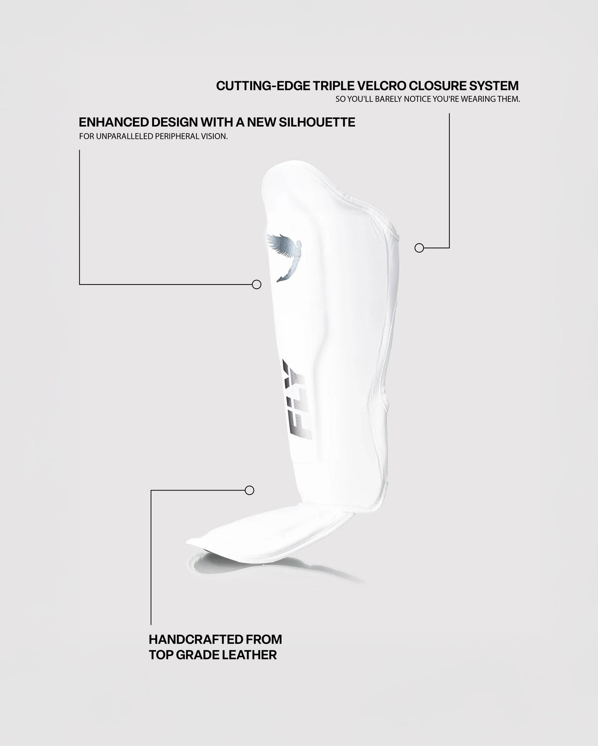 Fly Spectre M 2.0 MMA Shin Guards White
