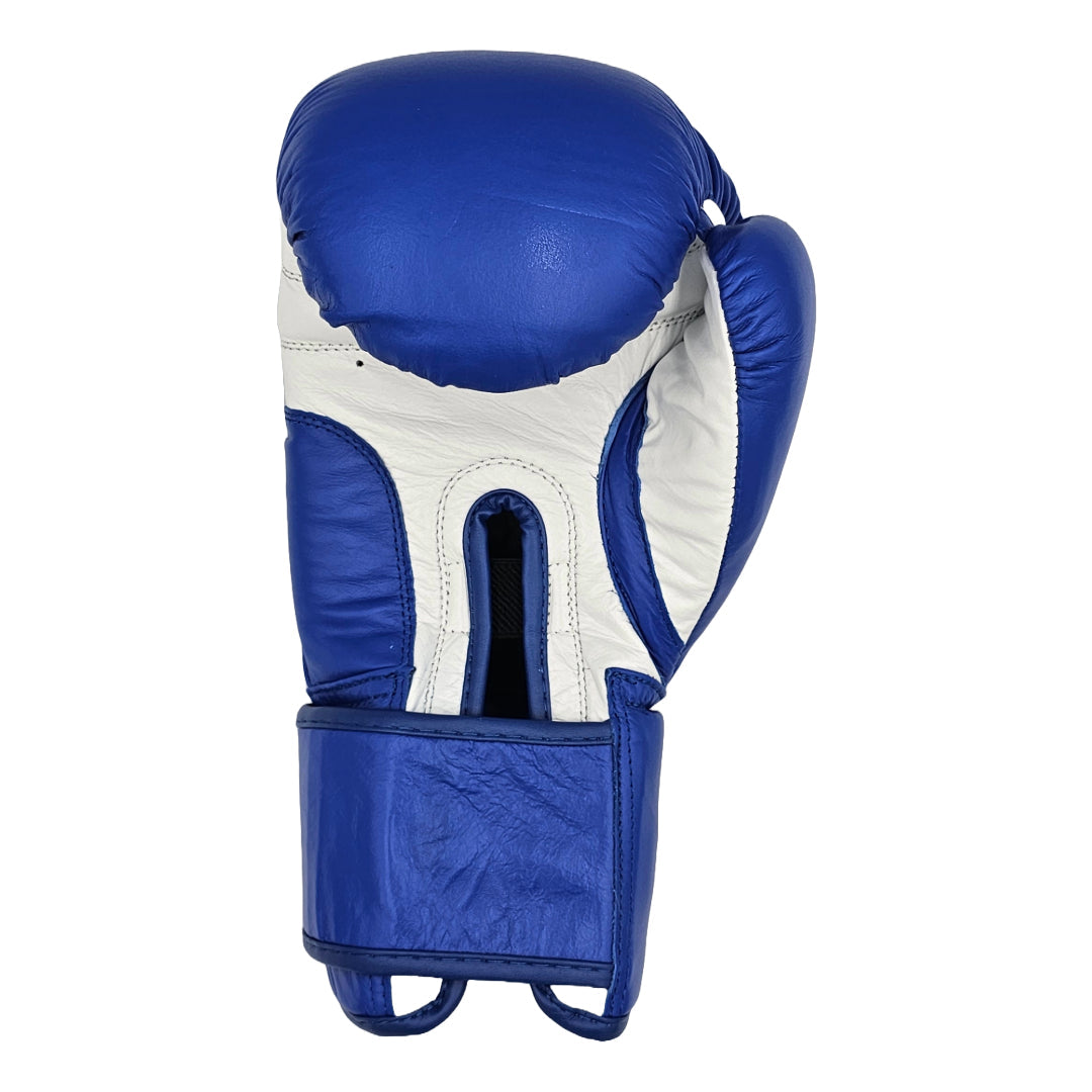 Pro-Box Super-Spar Leather Boxing Gloves Blue 16oz