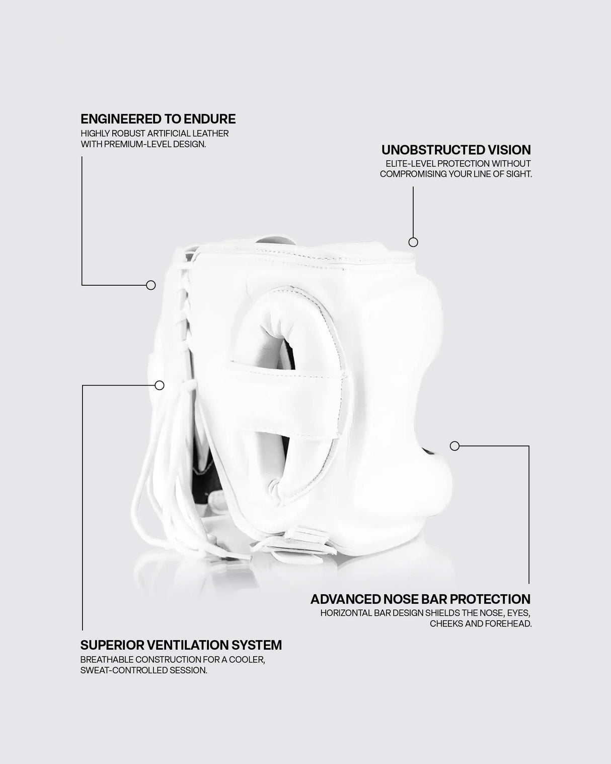Fly Superbar X Headguard White