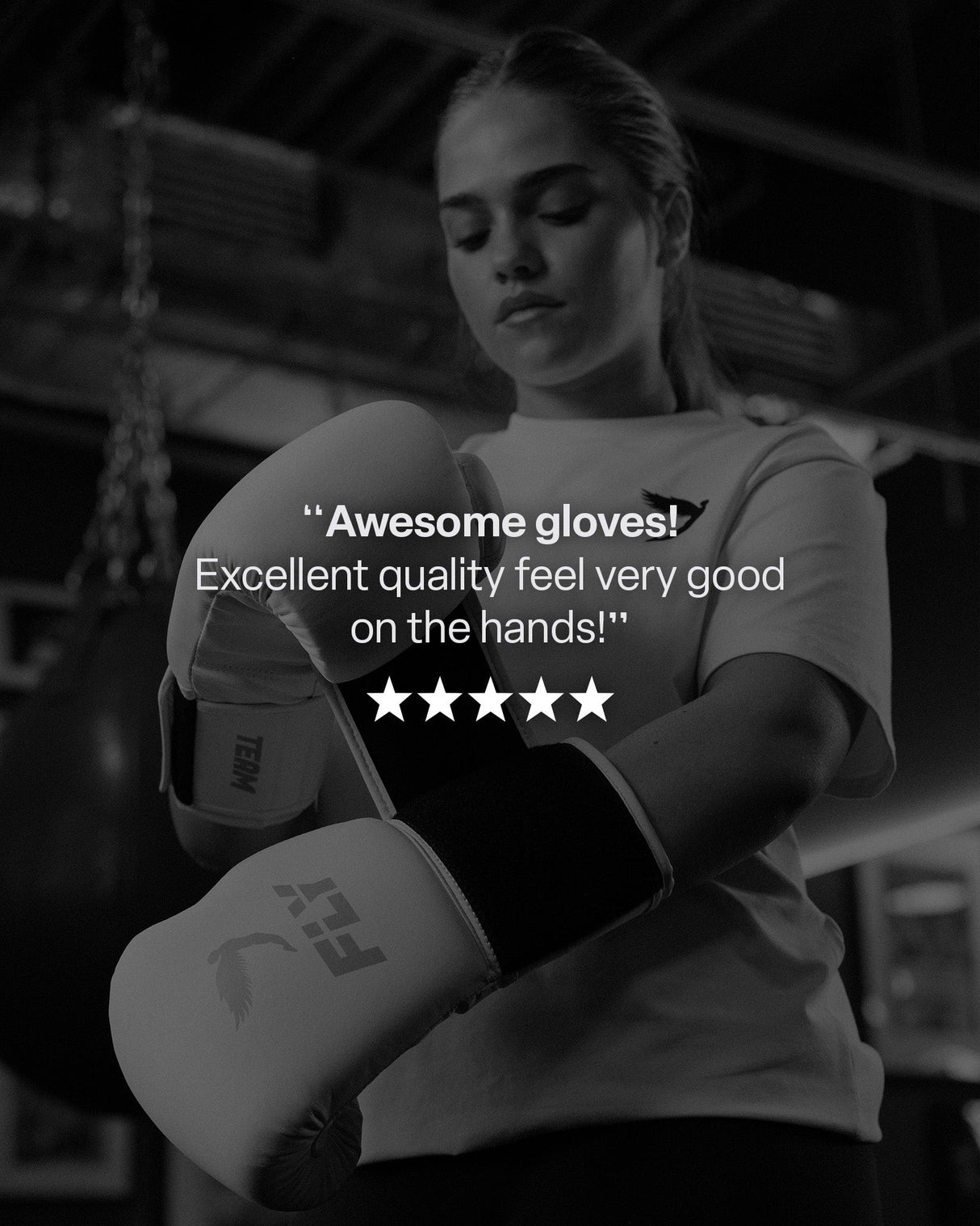 Fly Superloop Team Boxing Gloves White