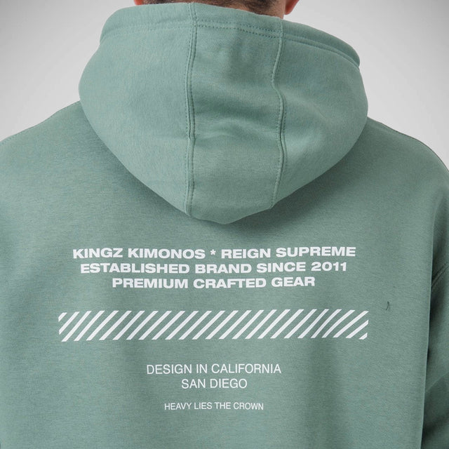 Kingz Slant Bar Hoodie Sage