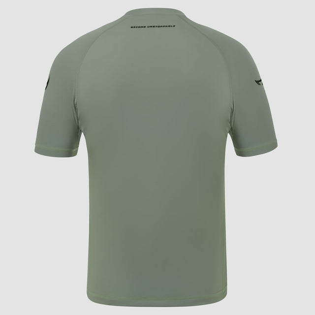 Fumetsu Icon Womens Short Sleeve Rash Guard Sand