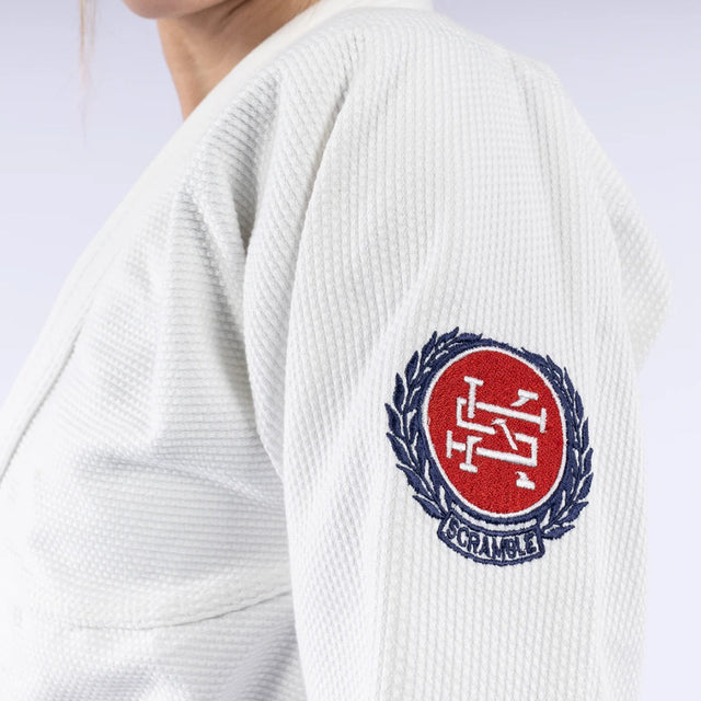 Scramble Athlete Womens BJJ Gi White