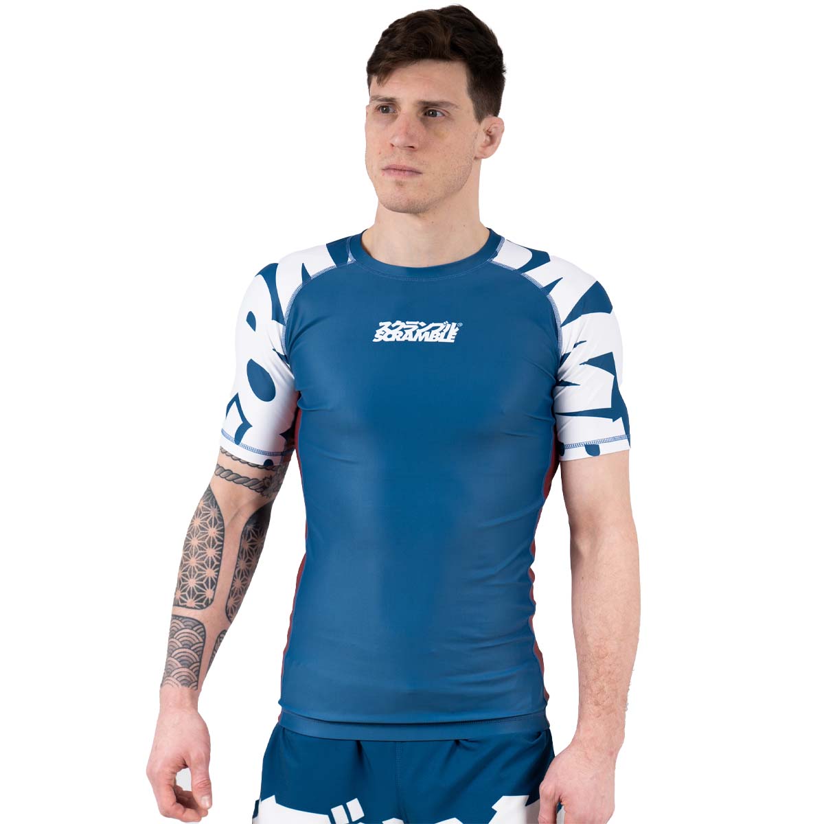 سكرامبل باكا راش جارد أزرق