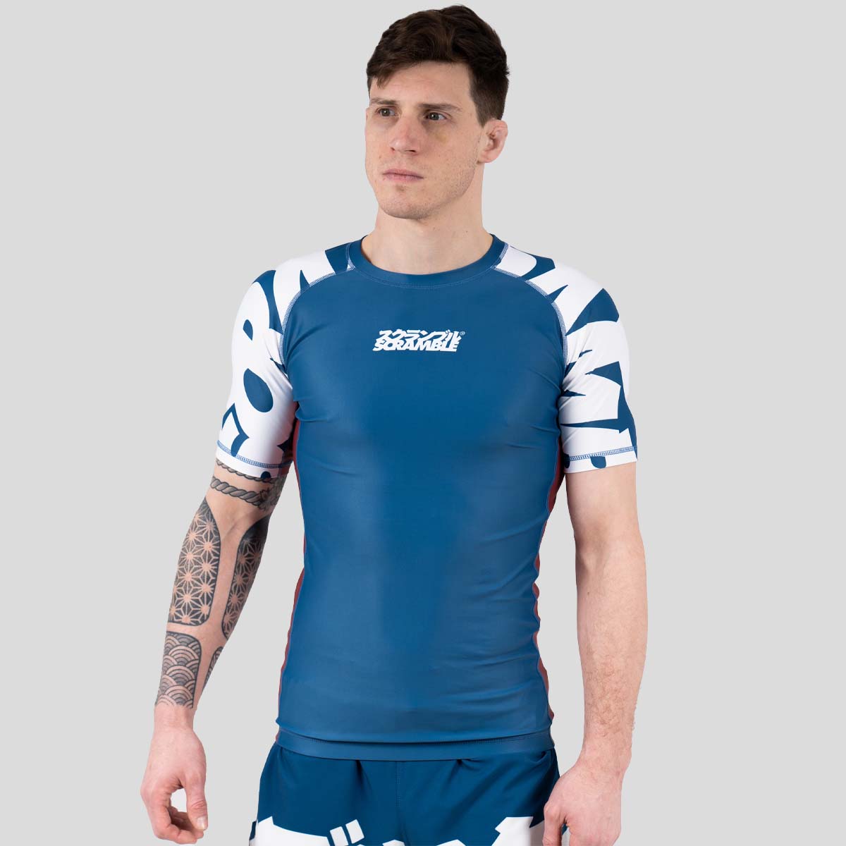 سكرامبل باكا راش جارد أزرق