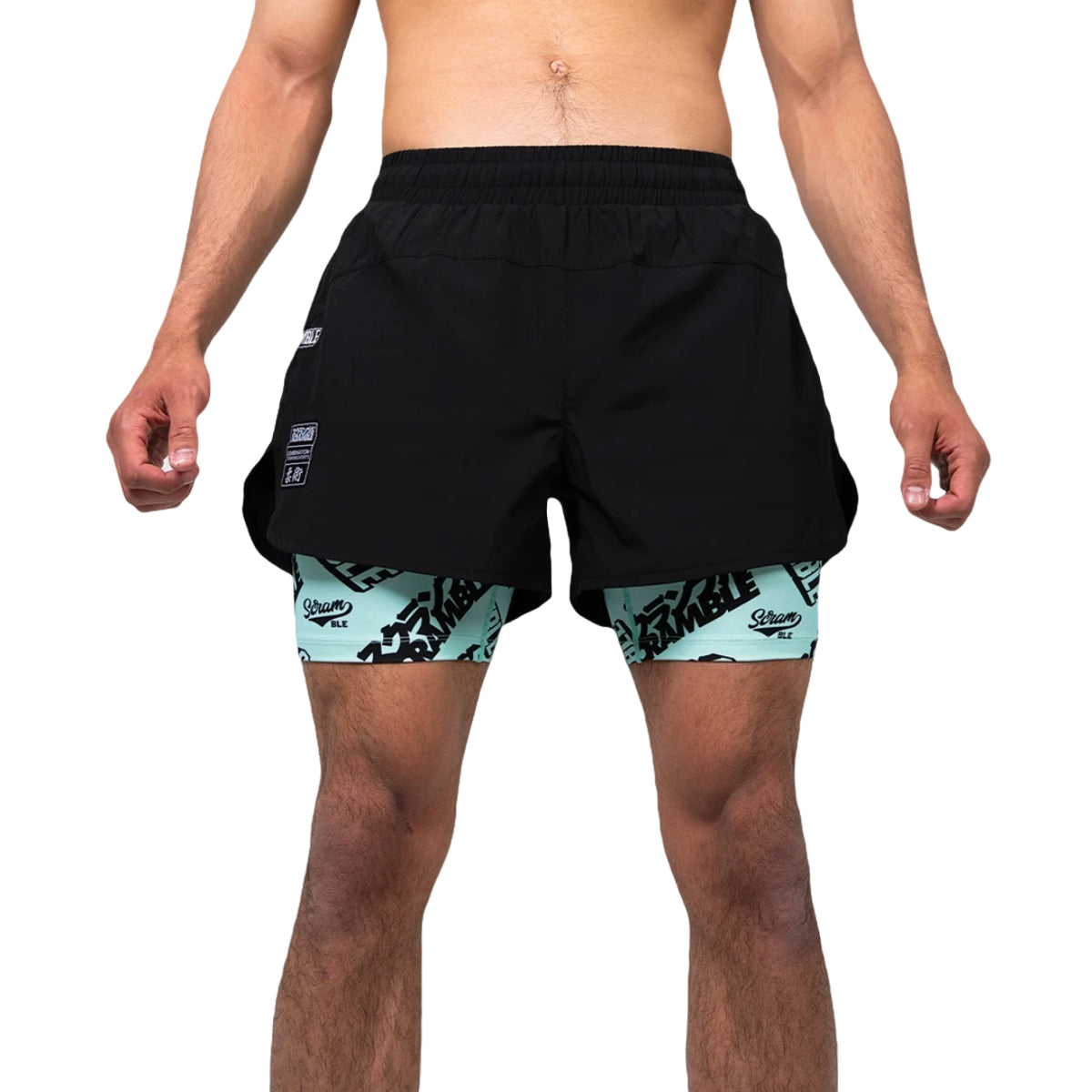 Скамбл логотип комбінації шортів Seafoam