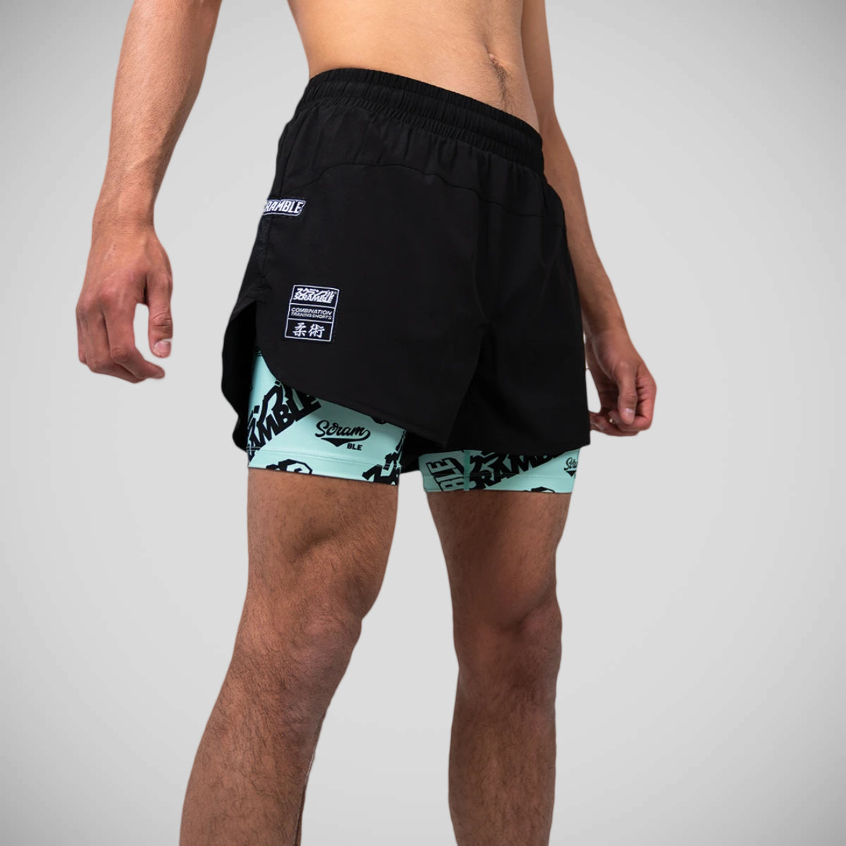 Скамбл логотип комбінації шортів Seafoam