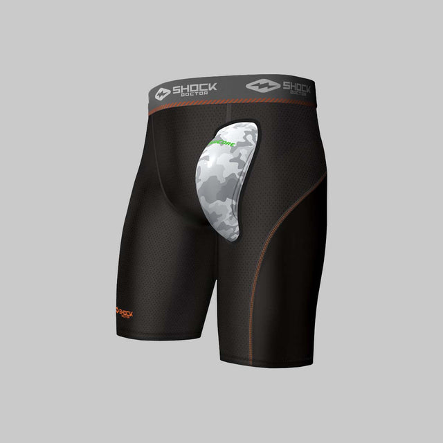 Shock Doctor 30630 Aircore Hard Cup Compression Short Black