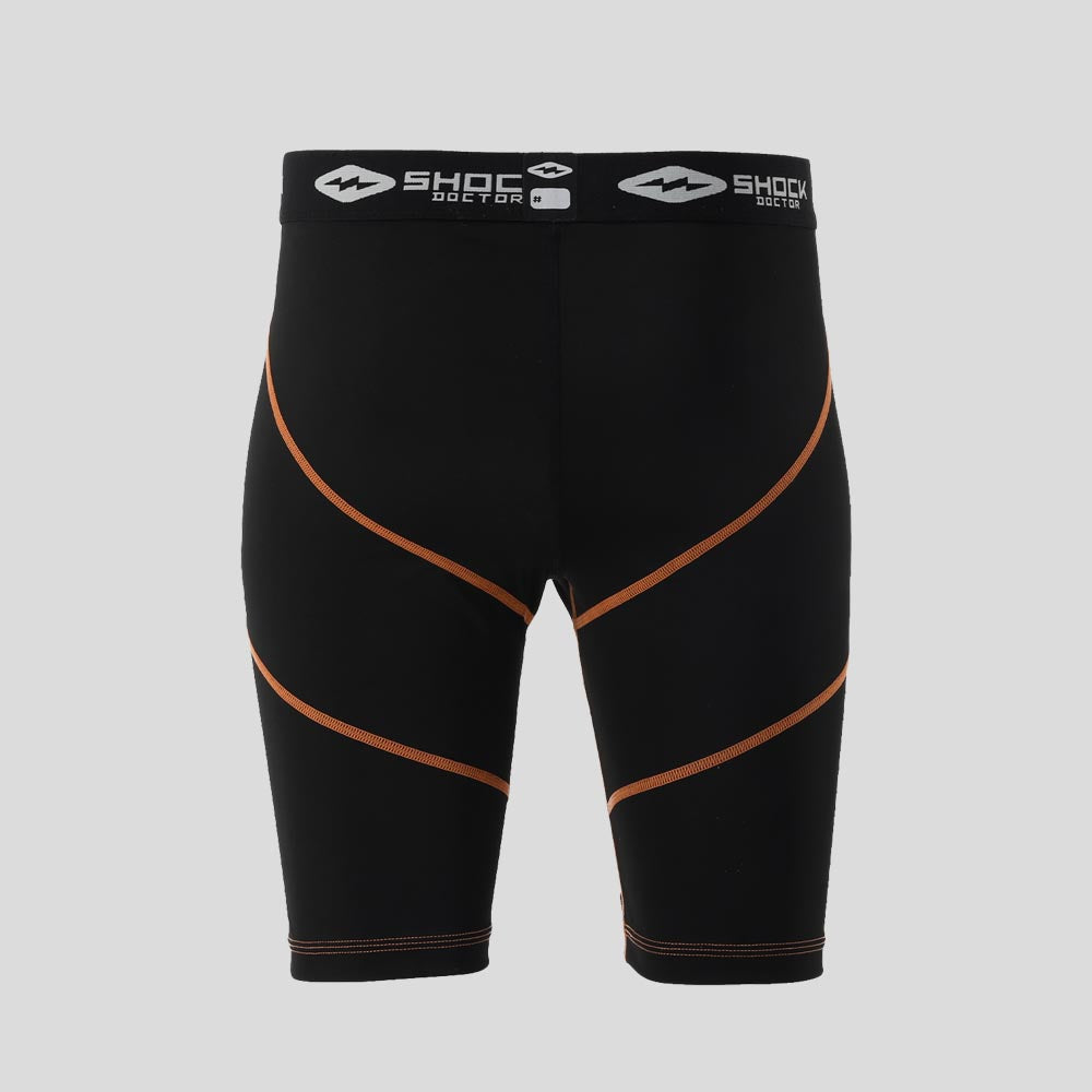 Shock Doctor 31790 Women's Compression Short with Pelvic Protector Black