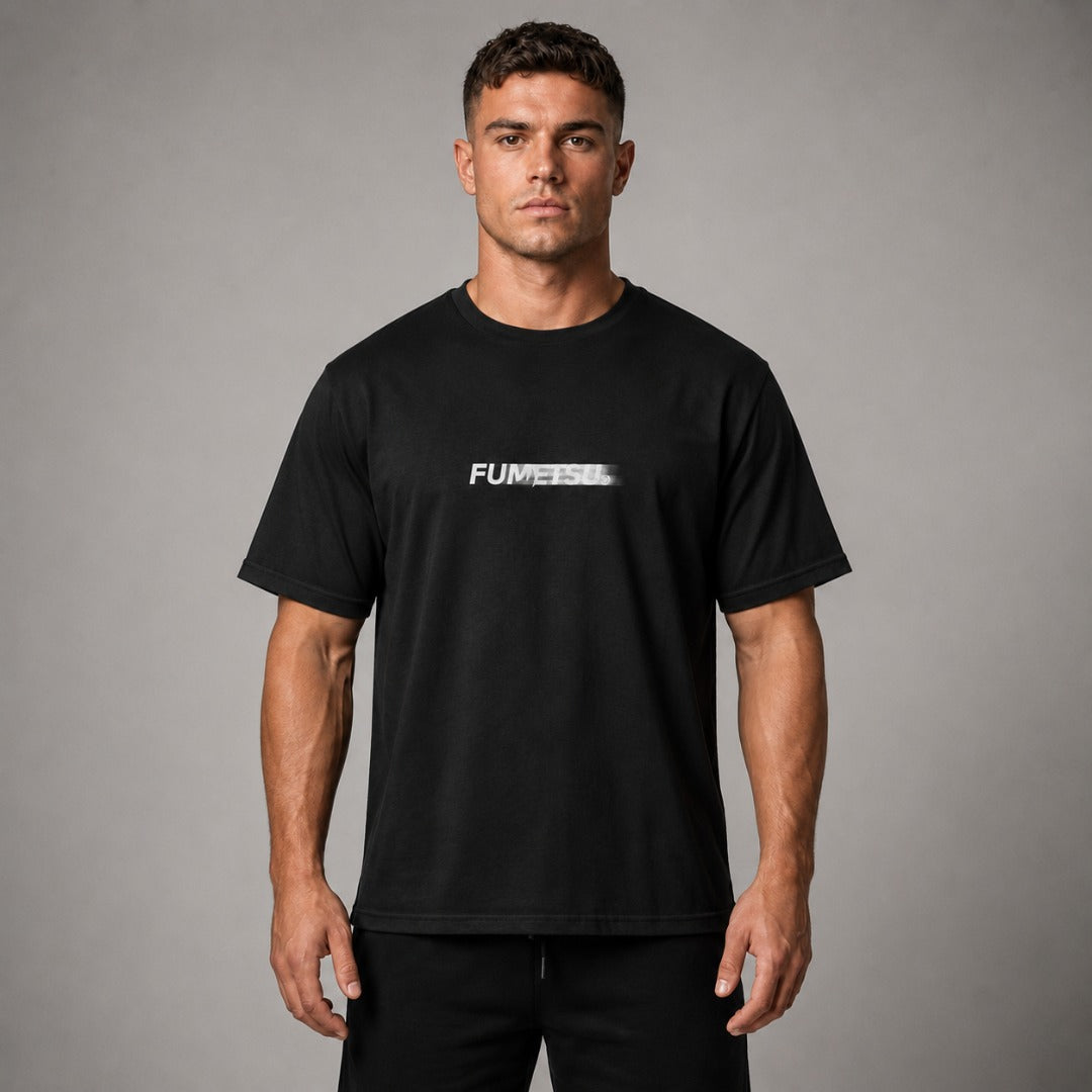 Fumetsu Signature Blur T-Shirt Black