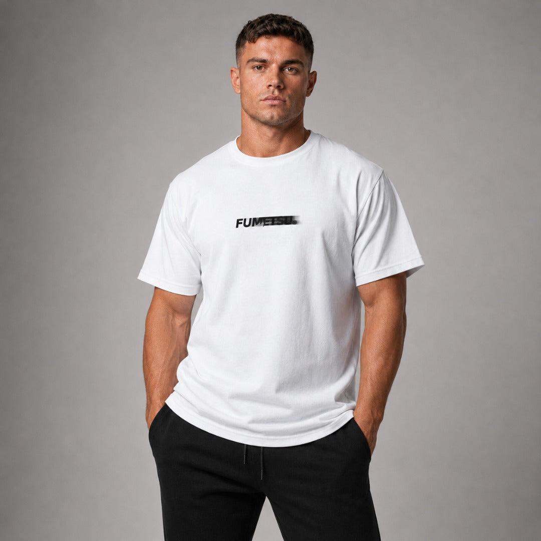 Fumetsu Signature Blur T-Shirt White