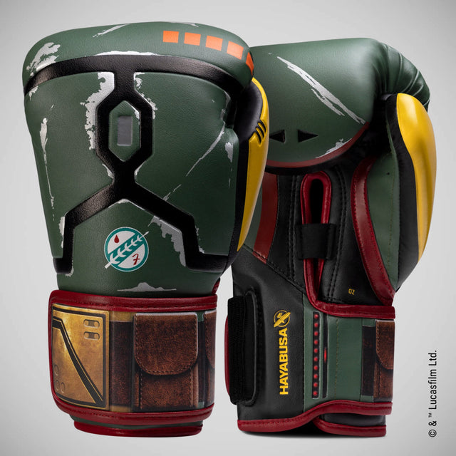Star Wars Boba Fett Boxing Gloves Green/Yellow