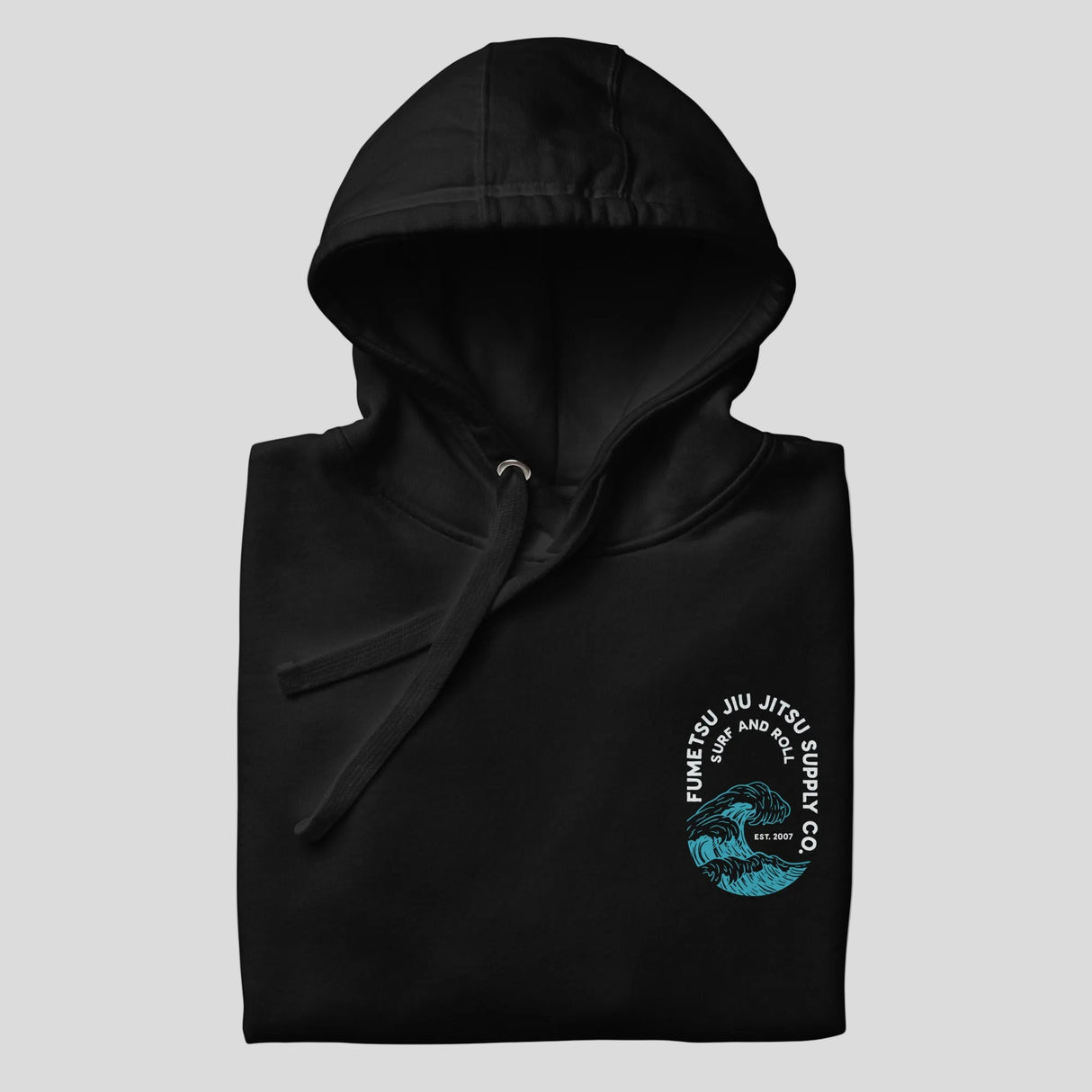Fumetsu Surf and Roll Hoodie Black