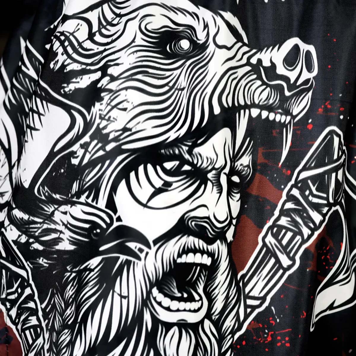 Tuff Sport RMS121 Wysokie retro barbarzyńskie szorty Muay Thai