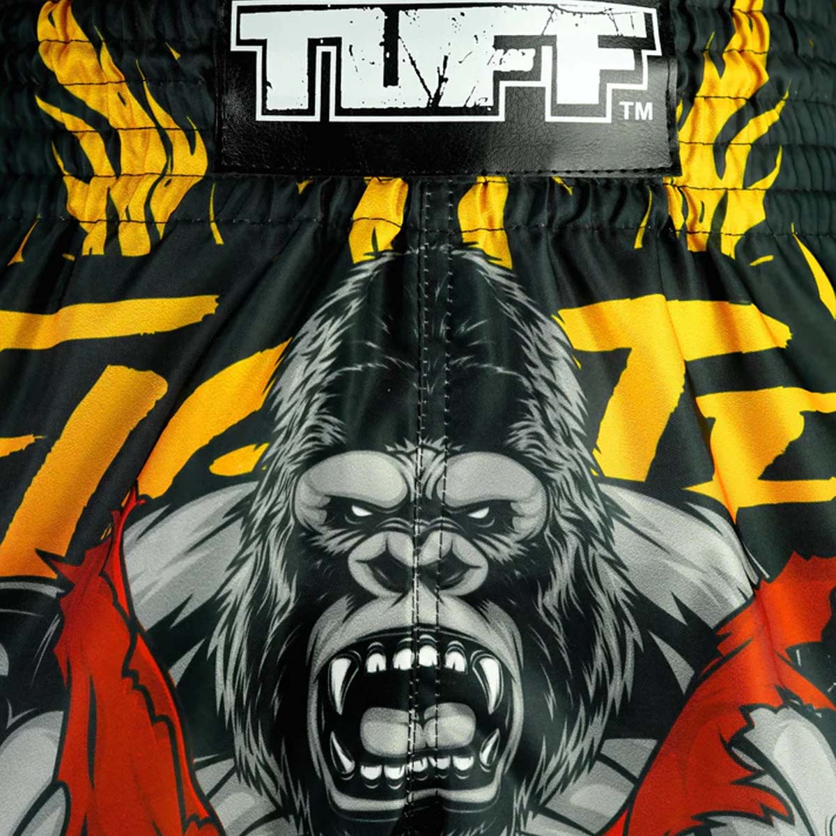 TUFF Sport RMS122 Wysokie retro gigantyczne bestia Muay Thai Shorts