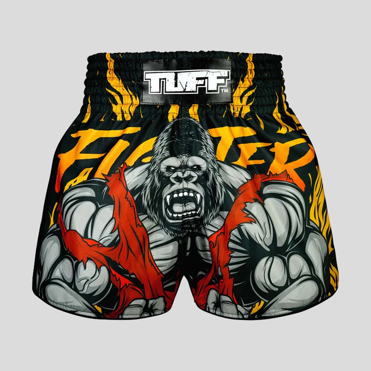 TUFF Sport RMS122 Wysokie retro gigantyczne bestia Muay Thai Shorts