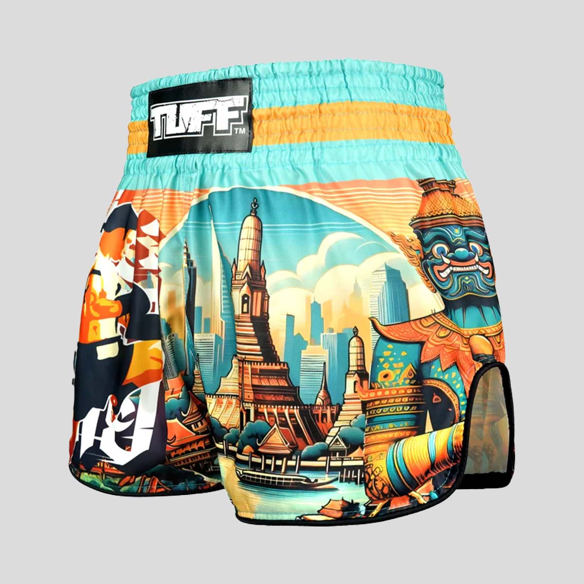 Tuff Sport RMS128 Wysokie retro spuściznę Tajlandii Muay Thai Shorts