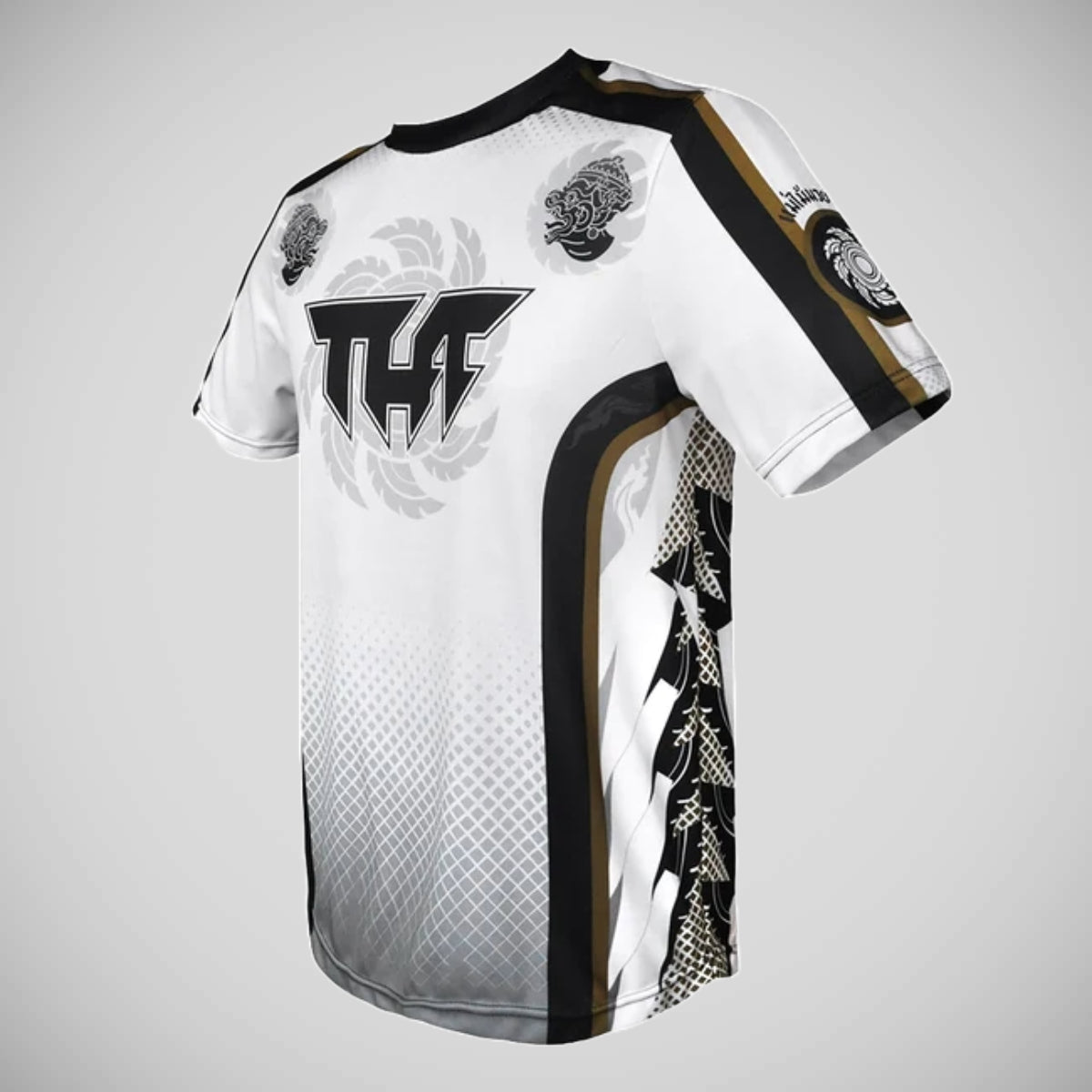 TUFF Sport White Rowel with Double Hanuman Head T-Shirt