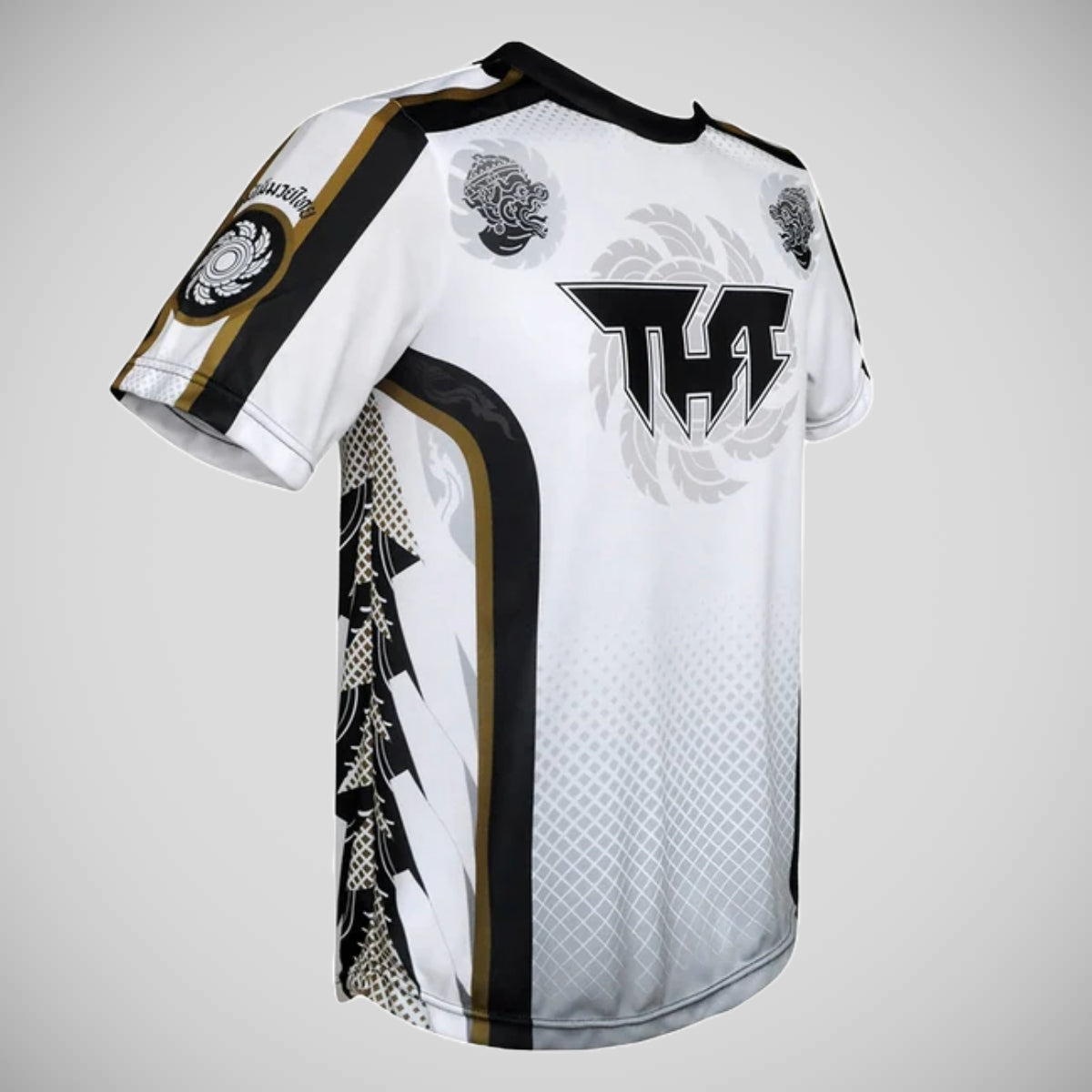 TUFF Sport White Rowel with Double Hanuman Head T-Shirt