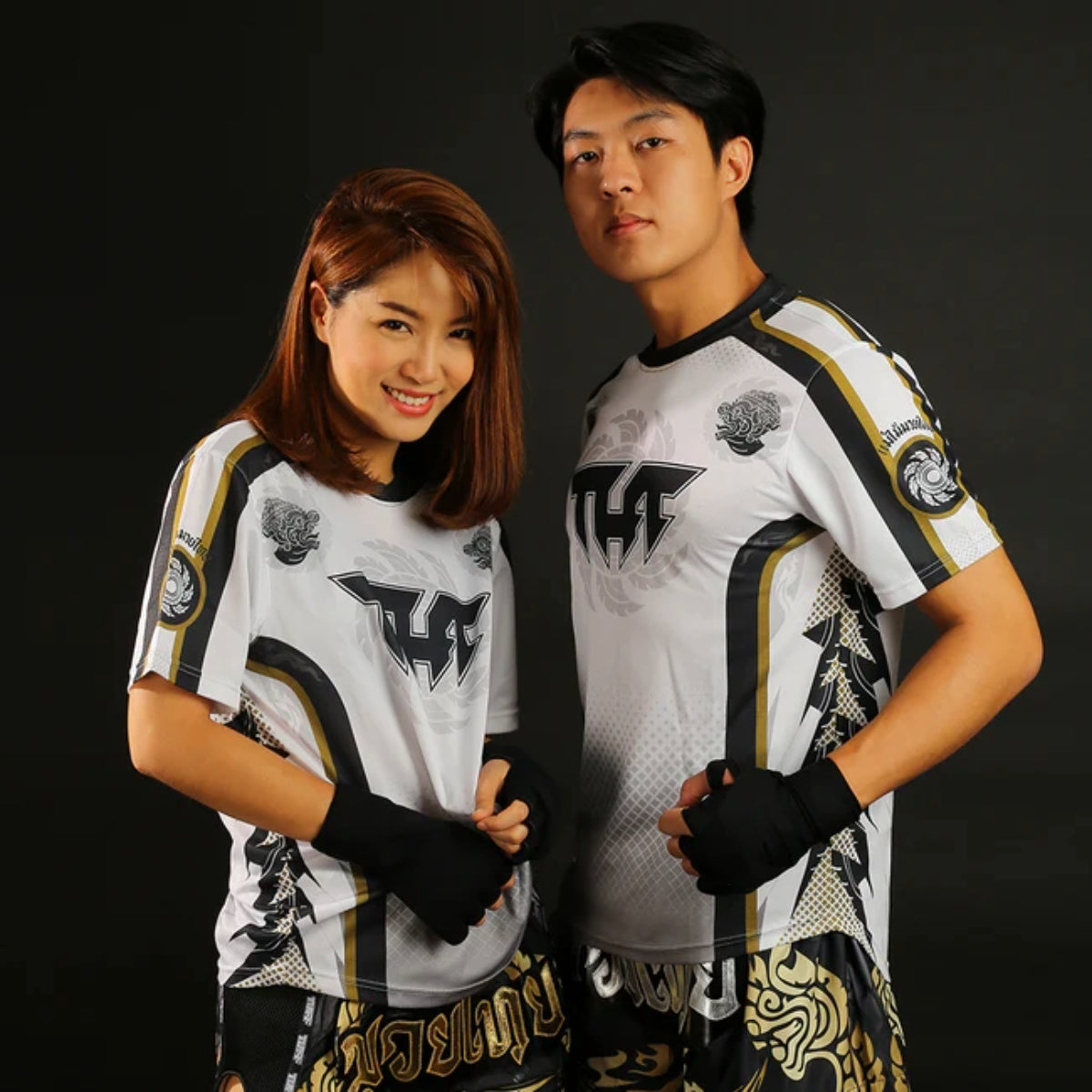 TUFF Sport White Rowel with Double Hanuman Head T-Shirt