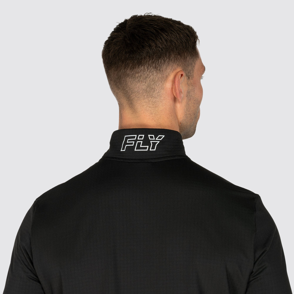 Fly Tempo 1/4 Zip Light Weight Running Top Black
